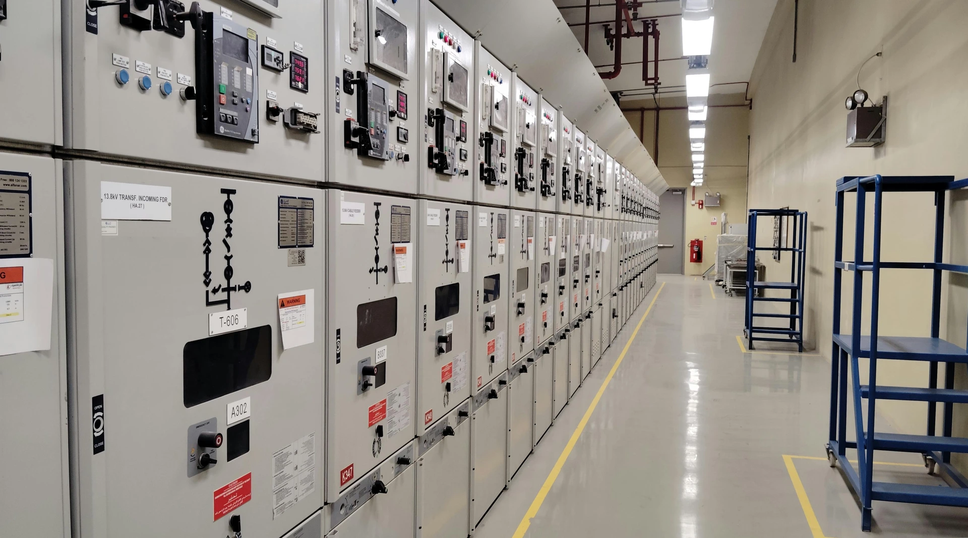 Electricity metering installation